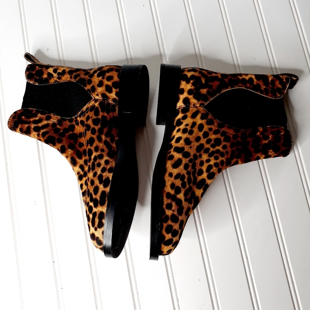 NEW Rebecca Minkoff Sabeen Too Leopard Bootie C447 - Picture 9 of 12